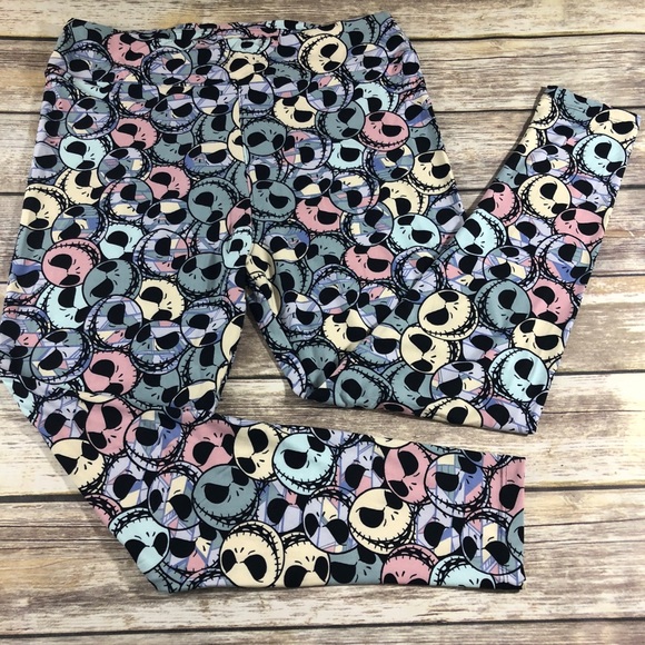 LuLaRoe Pants - LuLaRoe Halloween Faces Pastel Leggings